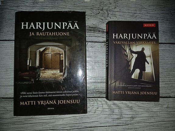 2 x Joensuu: Harjunpää ja rautahuone + Harjunpää vakivallan virkamies (Dekkarit)