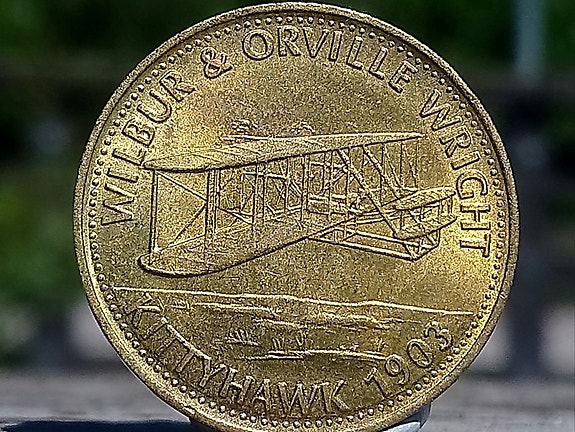 SHELL - Kitty Hawk 1903. Halkaisija - 25 mm.