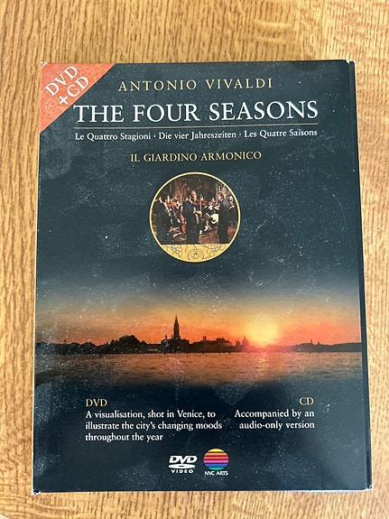 Vivaldi - Four seasons DVD ja CD yhdessä