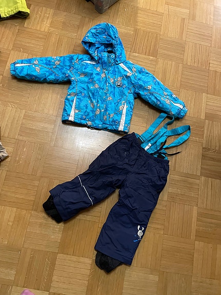 Raiski pupu toppa takki ja housut toppasetti 92cm