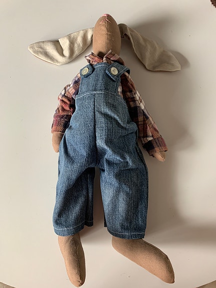 käsin tehty Tilda pupu