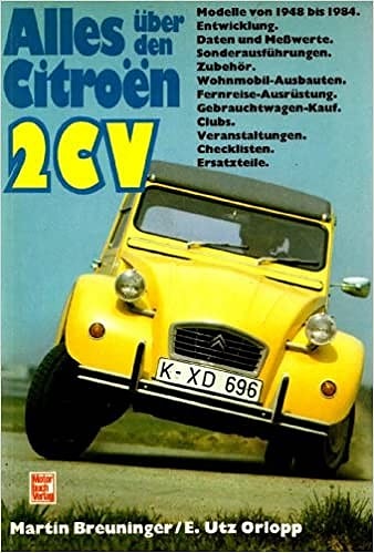 Citroen 2CV ja Dyane korjausopas - Martin Breuninger