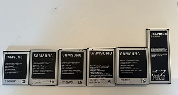 Samsung akkuja mAh 800-3600