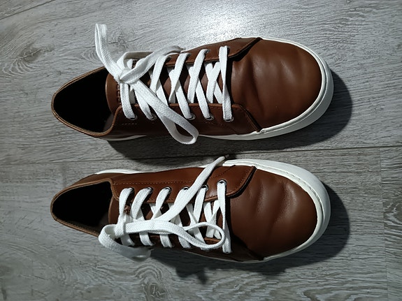 Sperry M10.5/44/28.5cm nahka tennarit ruskeat