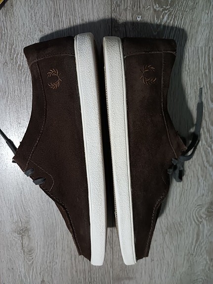 Fred Perry ruskeat 45 mokkanahka tennarit