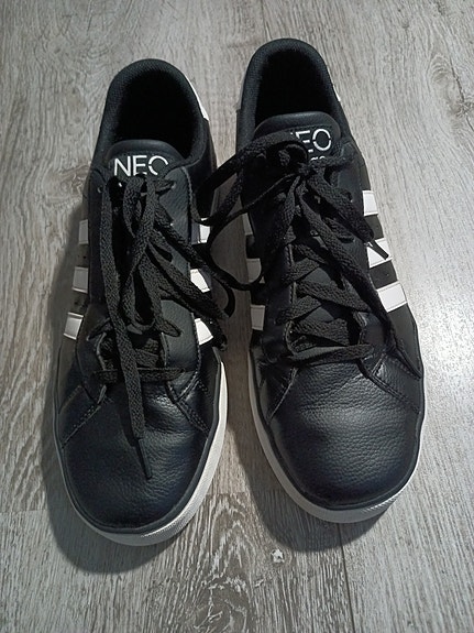 Adidas Neo  44 2/3 (29.5cm) mustat tossut tennarit