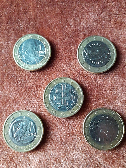 1 euro kolikot
