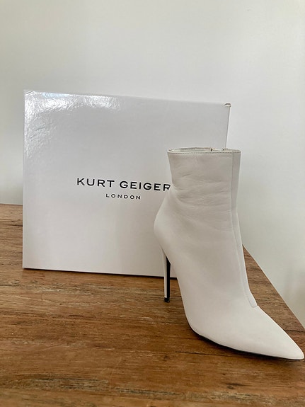 Kurt Geiger valkoiset nilkkurit (36)