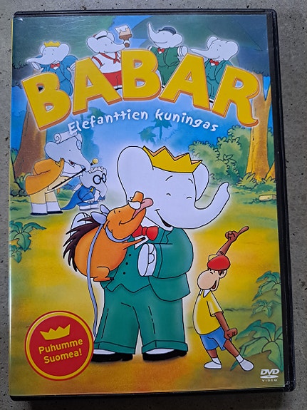 Babar elefanttien kuningas dvd