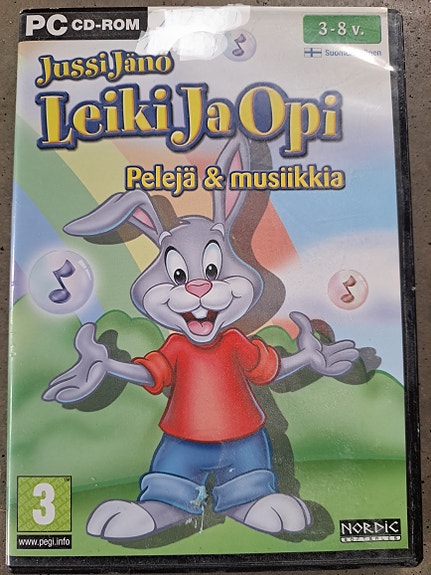 Jussi jänö leiki ja opi pelejä ja musiikkia