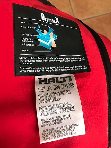 Halti naisten takki koko 40 punainen