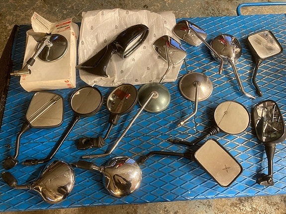 Retro Moottoripyörien peilejä, Bike mirrors