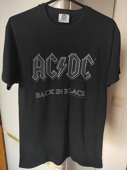 AC/DC Back in Black T paita