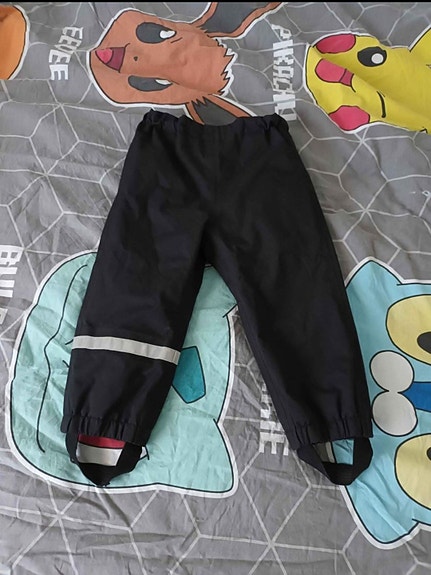 Mustat kuorihousut 92cm