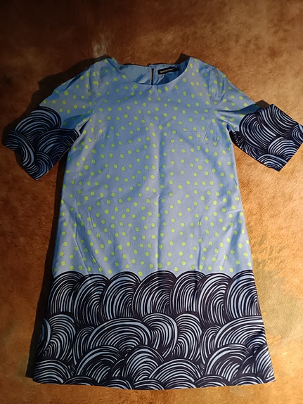 Marimekko 34/XS "Uimahyppy" tunika/mekko taskut