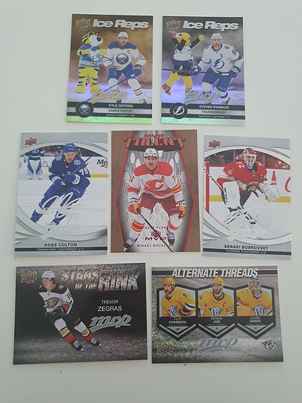 Upper deck nhl mvp 23-24 kortteja