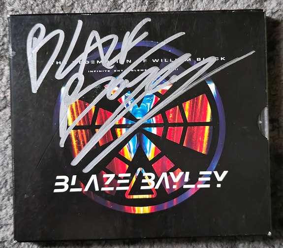 Nimmaroitu,käyttämätön (ex Iron Maiden) Blaze Bayley CD