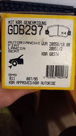 Etujarrupalat Lucas, Fiat, Lancia, Seat