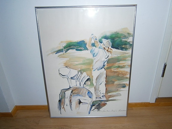 The Swing golf-aiheinen taulu, Ann-Marie Erngren Hedström