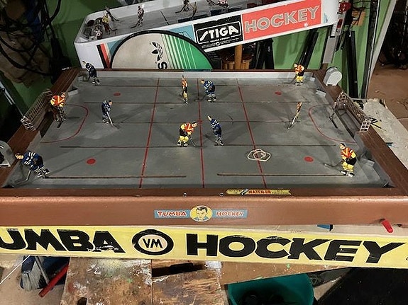 Jääkiekkopeli Stiga Tumba hockey 1958