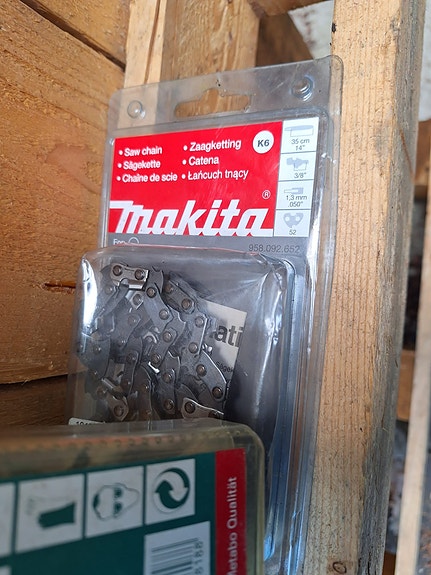 Moottorisahan teräketjuja