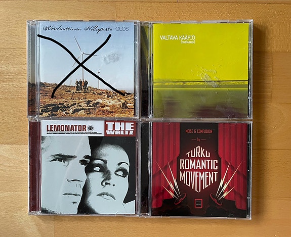 Kotimaiset CD-levyt 1€ / kpl
