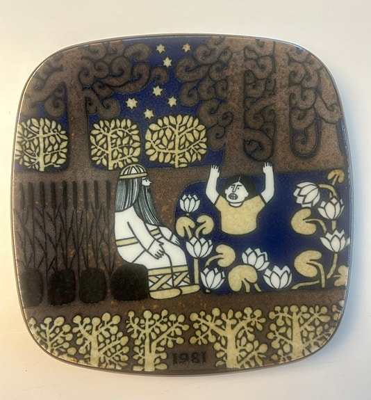 Arabia Kalevala vuosilautanen 1981