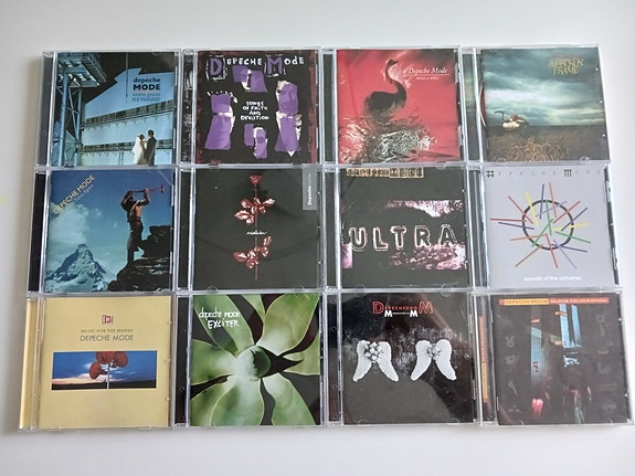 Depeche Mode CD levyt 8kpl