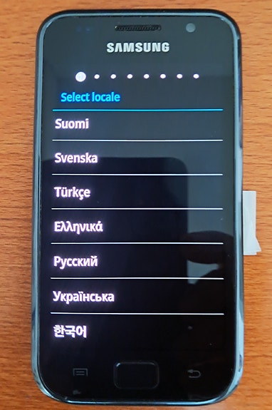 Samsung galaxy GT-19000