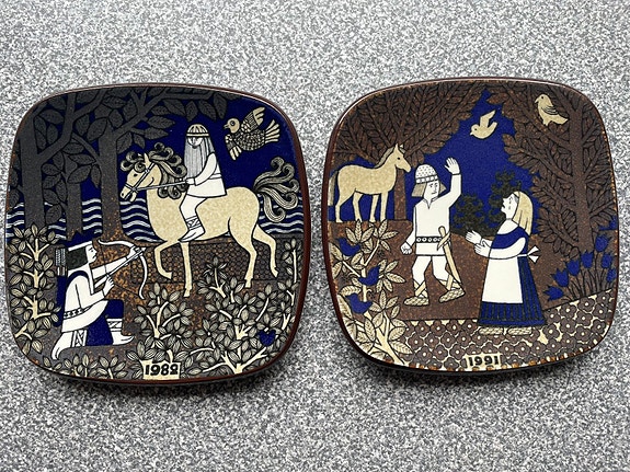 Arabian Kalevala vuosilautaset 1982 ja 1991