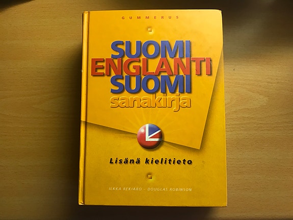 SUOMI - ENGLANTI - SUOMI - SANAKIRJA, LISÄNÄ KIELITIETO. | Tori