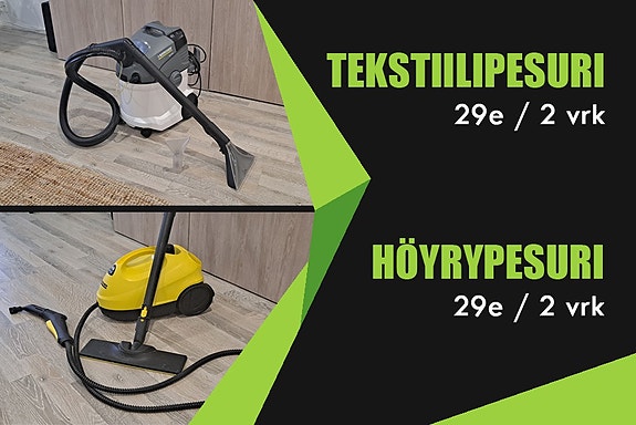 Vuokralle tekstiilipesuri