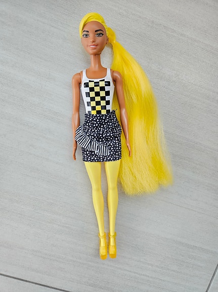 Barbie irroitettavalla tukalla