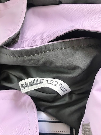 Travalle Remu lasten haalari koko 122 harmaa unisex