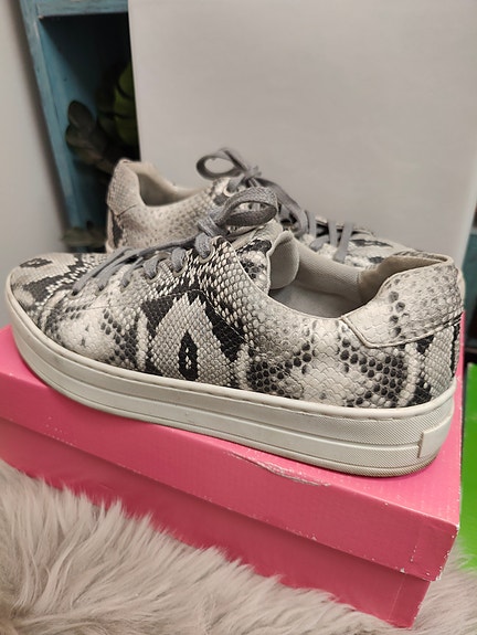 Nahkaiset Bullboxer platform snake lenkkarit