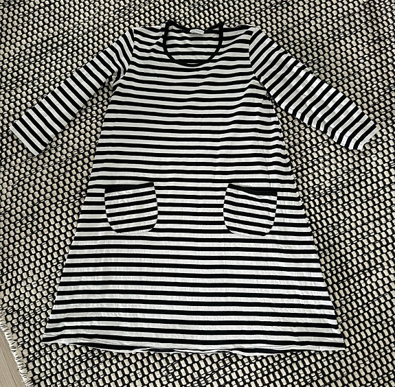 Marimekko tasaraita mekko S
