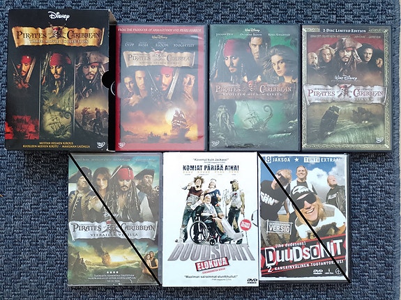 Pirates Of The Caribbean ja Duudsonit elokuvat