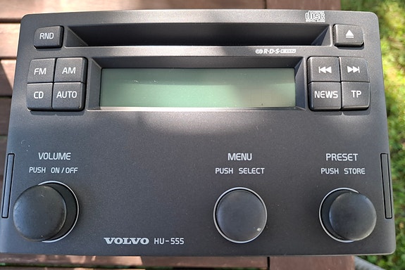 Volvon radio/cd soitin