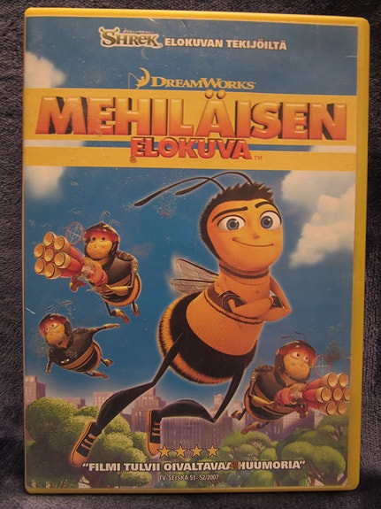 Mehiläisen elokuva dvd