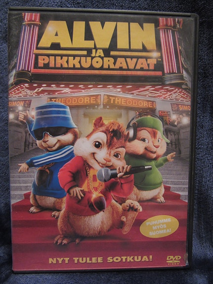 Alvin ja pikkuoravat dvd