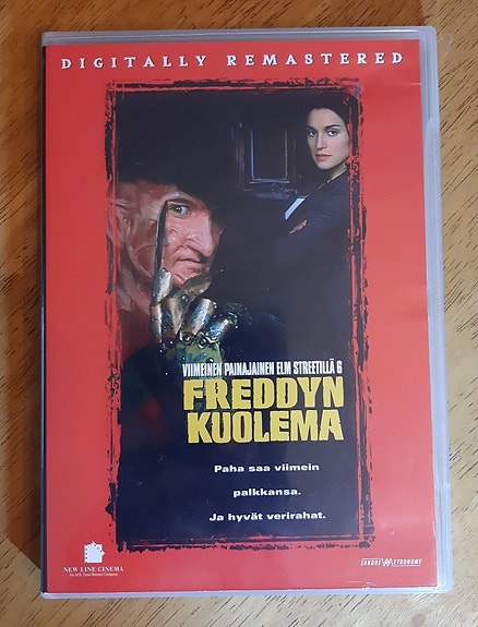 Viimeinen painajainen Elm Streetillä 6 - Freddyn kuolema DVD (sis pk)
