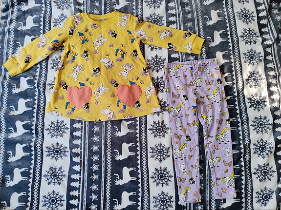 Bamse by Limdex tunika ja legginsit koko 104