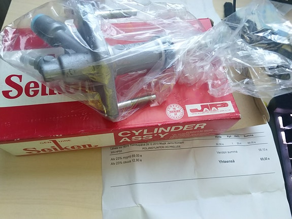 Honda Prelude 2.0i kytkimen pääsylinteri ja ohjekirja 87-91 malliin