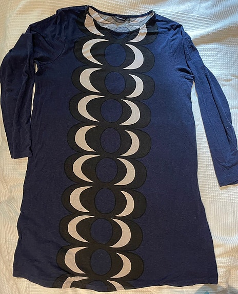 Marimekon trikoomekko XL