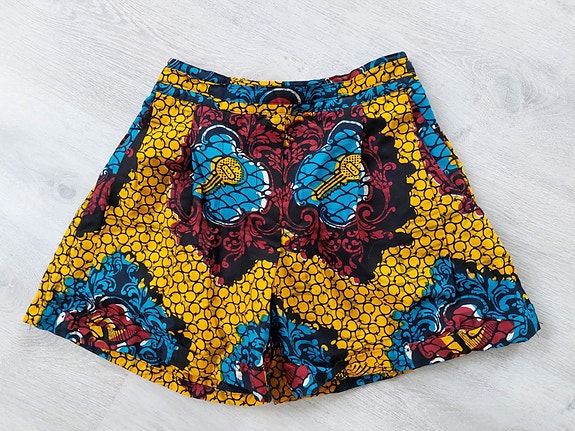 SHORTSIT afrikkalainen kangas