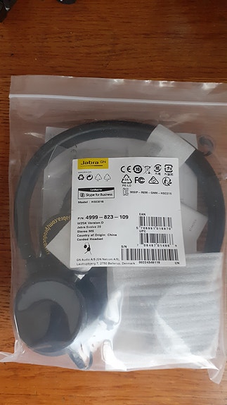 Käyttämätön Jabra kuuloke + mikrofoni