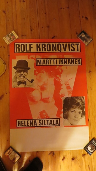 martti innanen & helena siltala & rolf kronqvist keikkajuliste -60-70luvulta.
