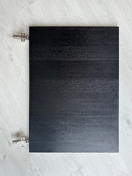 2 kpl Epoq Edge Black Ash 50x70 cm ovi keittiöön ja saranat