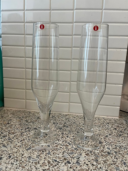 Iittala Valto Kokko samppanjalasit 2 kpl