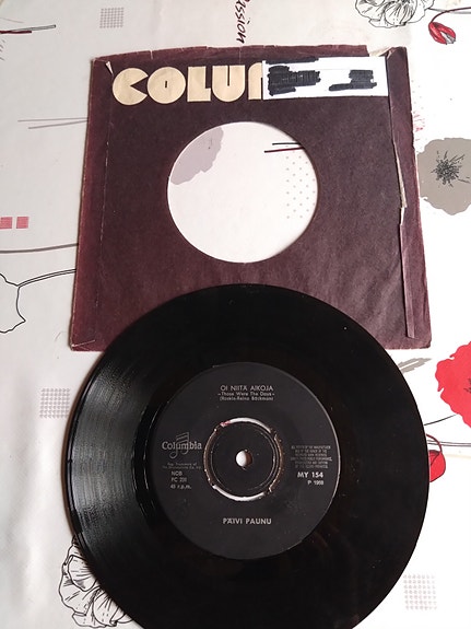 2 Kpl Päivi Paunu 7" Single